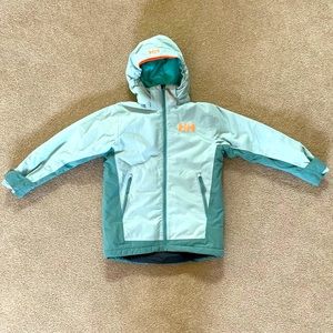 Helly Hansen Junior Snowangel Jacket size 10 (teal)